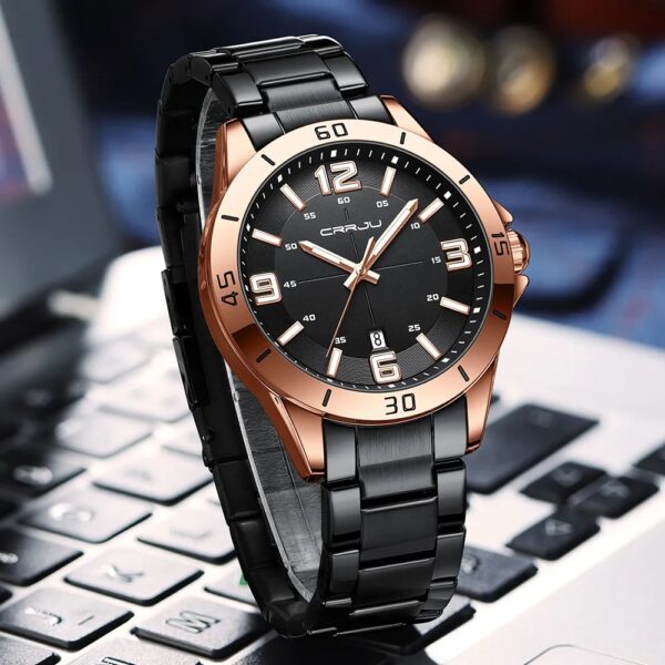 RELOJ PARA HOMBRE MARCA CRRJU 5003 - Imagen 12