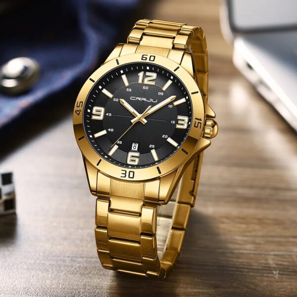 RELOJ PARA HOMBRE MARCA CRRJU 5003 - Imagen 9